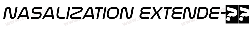 Nasalization Extende字体转换